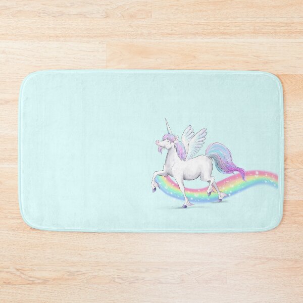 Item preview, Cute Strutting Rainbow Unicorn  designed and sold by Whimsicolourart.