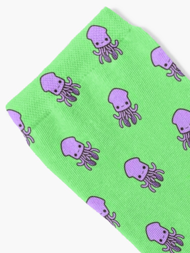 Cute purple squid Socks for Sale by peppermintpopuk