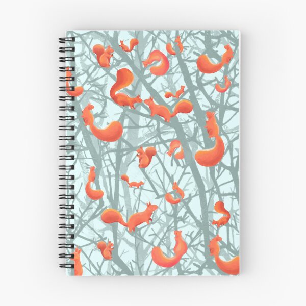 Item preview, Red squirrels in the branches  designed and sold by Whimsicolourart.