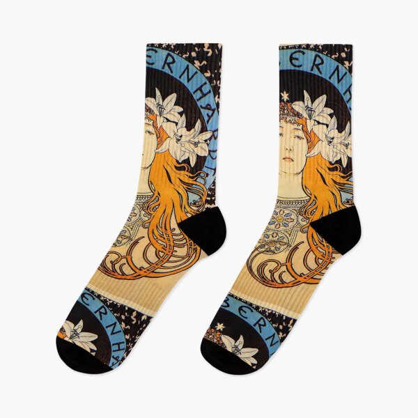 Item preview, Sarah Bernhardt design vintage art - Alphonse Mucha designed and sold by Vintage Designs +.