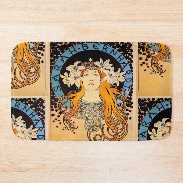 Item preview, Sarah Bernhardt design vintage art - Alphonse Mucha designed and sold by Vintage Designs +.