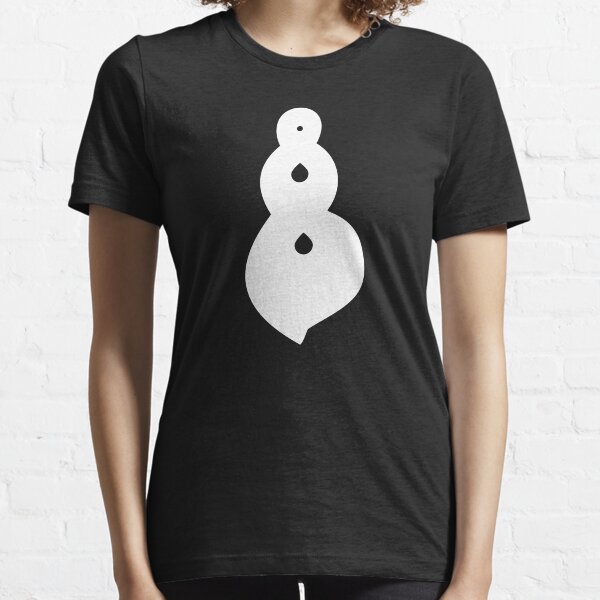 Pikorua Infinity Twist Maori Symbol White Essential T-Shirt