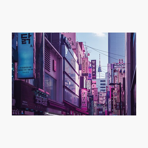Seoul - Anime World Photographic Print