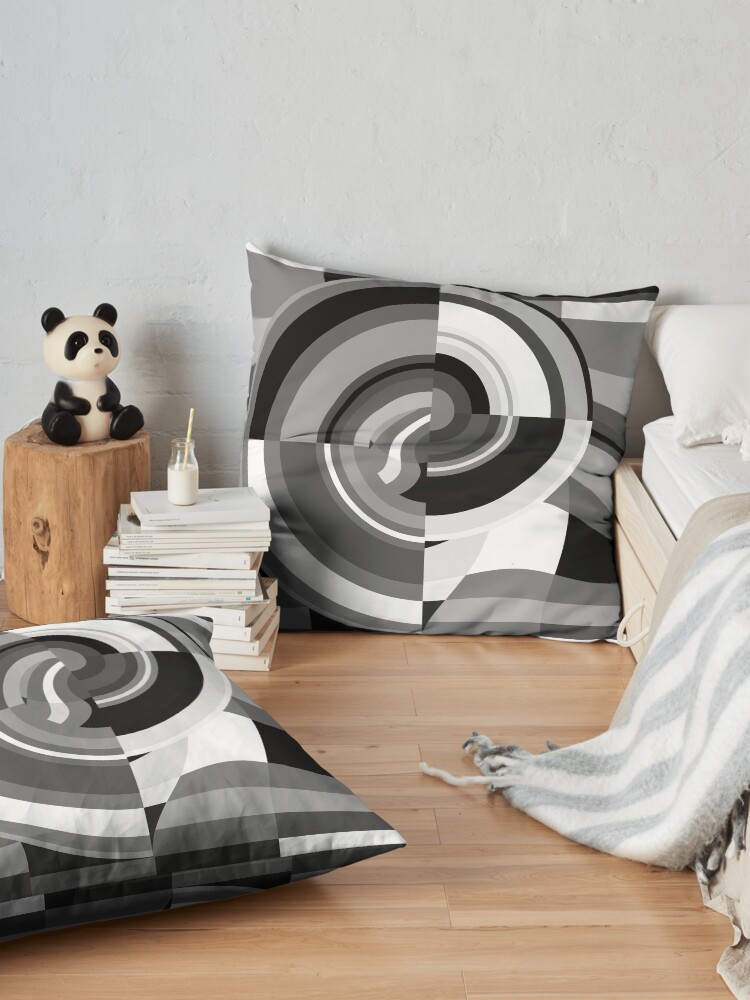 Alternate view of Geometric Revolution 9 Floor Pillow