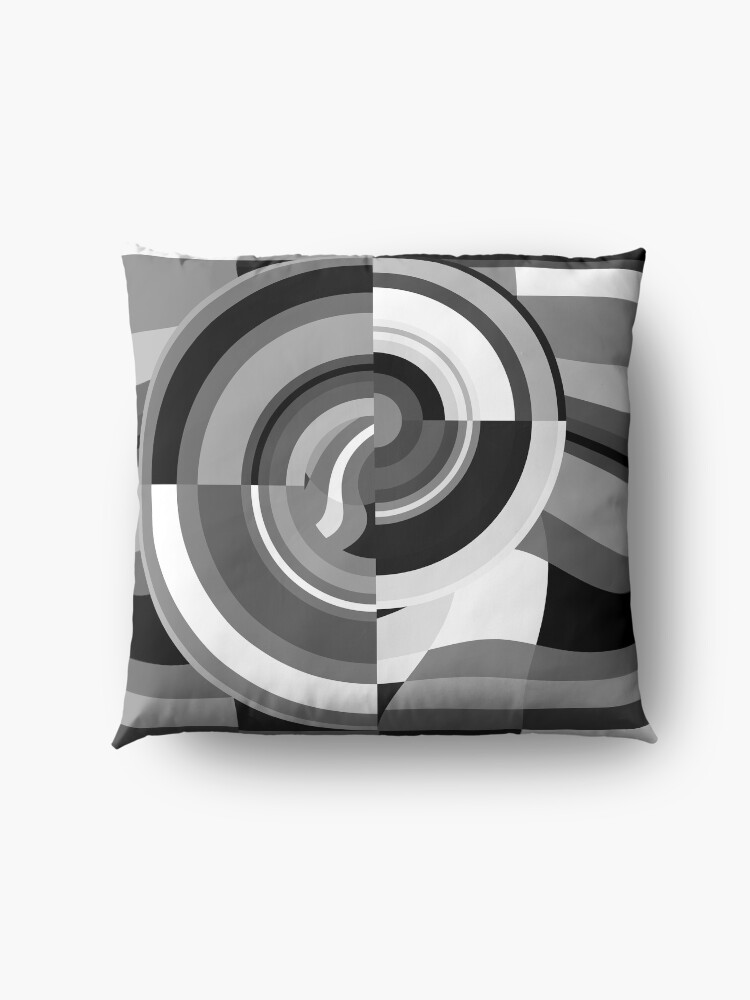 Alternate view of Geometric Revolution 9 Floor Pillow