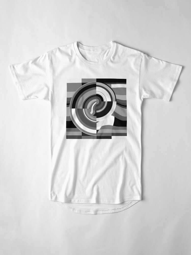Alternate view of Geometric Revolution 9 Long T-Shirt