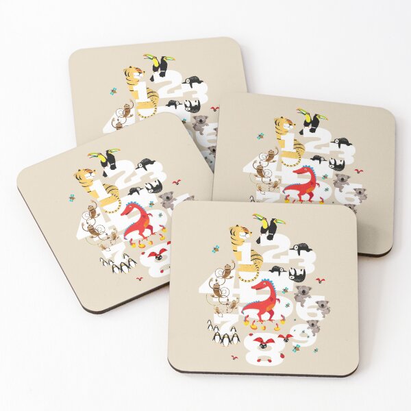 Item preview, One, two, three animals for children designed and sold by Pia Kolle.