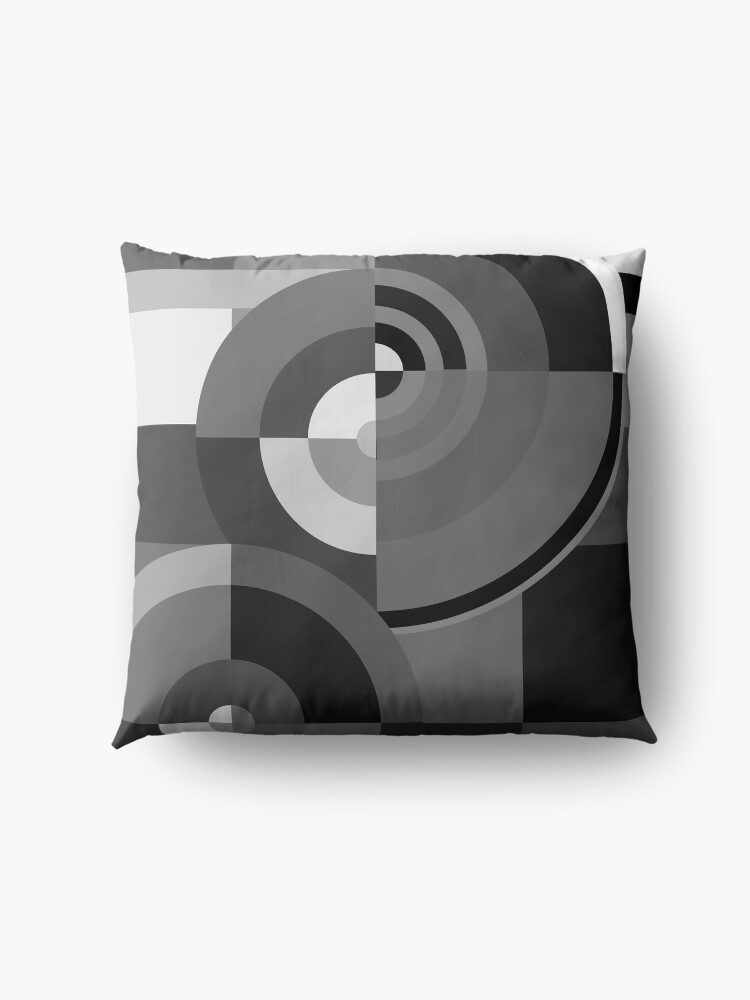 Alternate view of Geometric Revolution 10 Floor Pillow