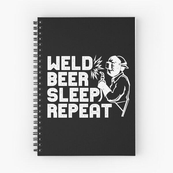 Item preview, Weld Beer Sleep Repeat Funny Gift for Welder  designed and sold by alenaz.