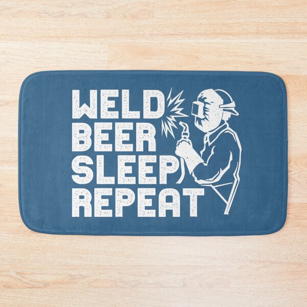 Item preview, Weld Beer Sleep Repeat Funny Gift for Welder  designed and sold by alenaz.