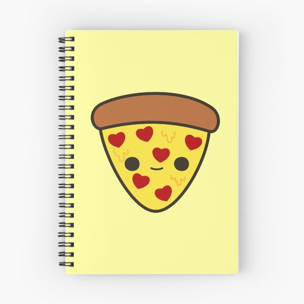 Item preview, Cute pizza with heart toppings designed and sold by peppermintpopuk.