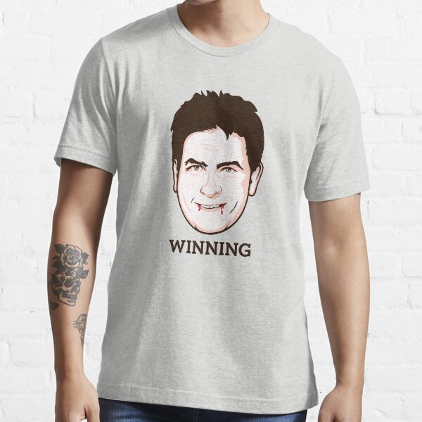 Charlie Sheen - Faces Of Awesome Essential T-Shirt