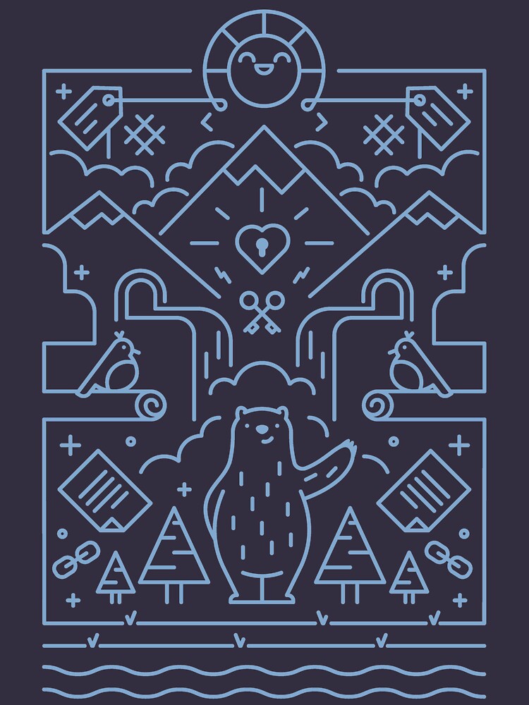 3rd Bearthday Shirt - Blue by shinyfrog