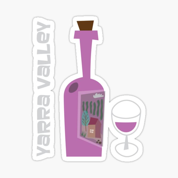 Yarra Valley Wine Region Sticker