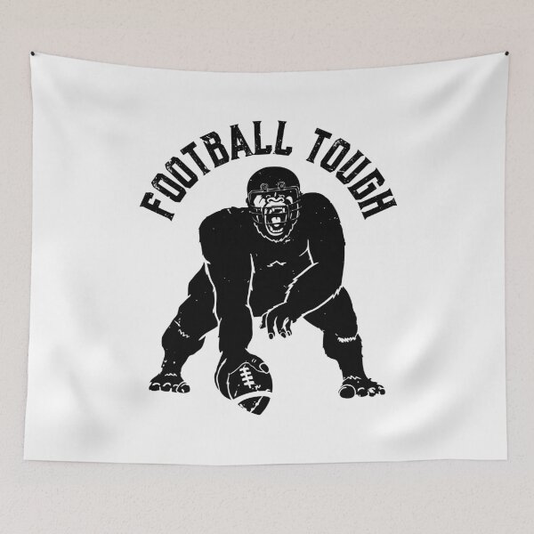 Item preview, American Football Tough Gorilla Football Fan designed and sold by oberdoofus.