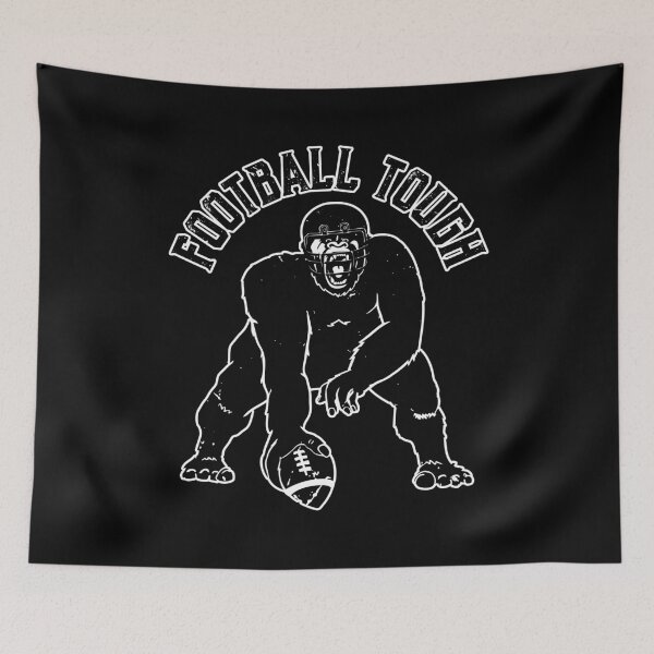 Item preview, American Football Tough Gorilla Football Fan designed and sold by oberdoofus.