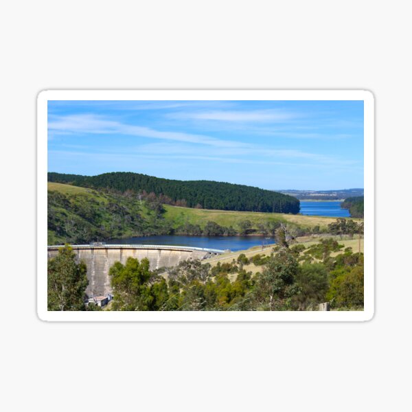 Item preview, The Myponga Reservoir from on top of a hill.  designed and sold by Sarah Langley.