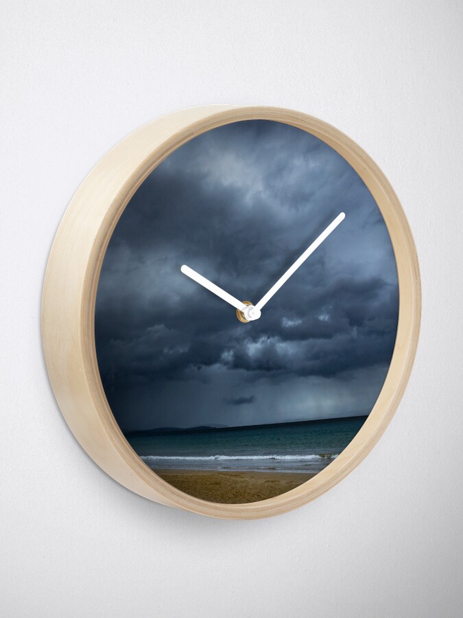 Thumbnail 2 of 4, Clock, Storm over Dunalley designed and sold by Ben Short.