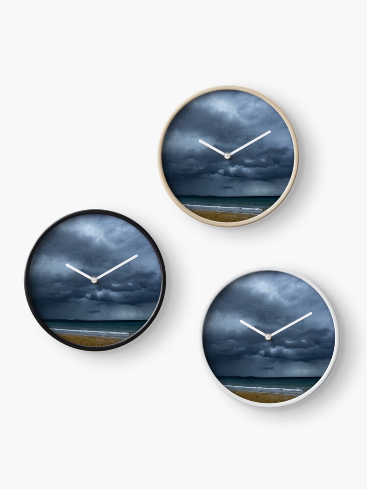 Thumbnail 3 of 4, Clock, Storm over Dunalley designed and sold by Ben Short.