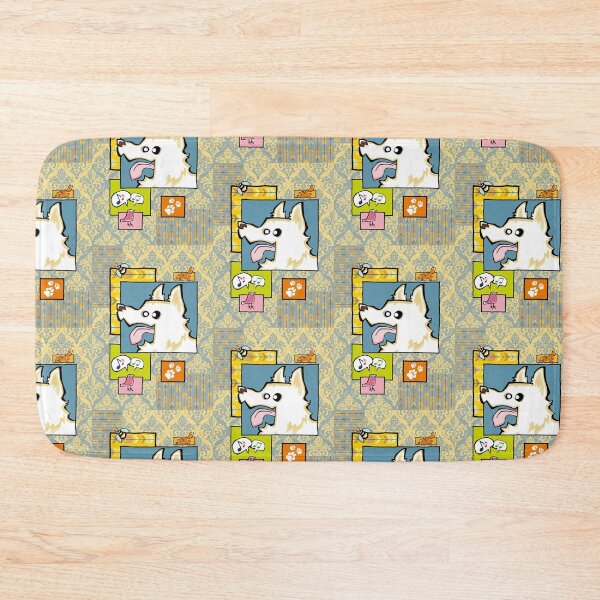 Item preview, German Shepherd - Long Hair - White (Collage) designed and sold by TheChicken.
