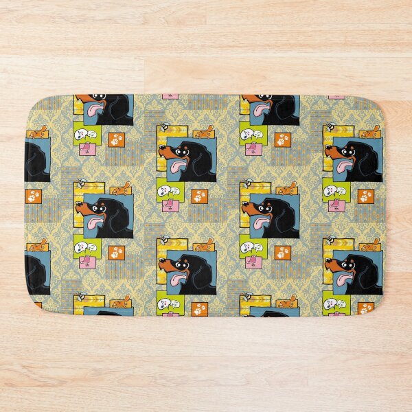 Item preview, Dachshund - Smooth Hair - Black and Tan (Collage) designed and sold by TheChicken.