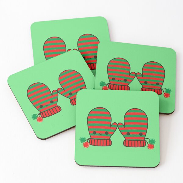 Item preview, Cute stripy mittens designed and sold by peppermintpopuk.
