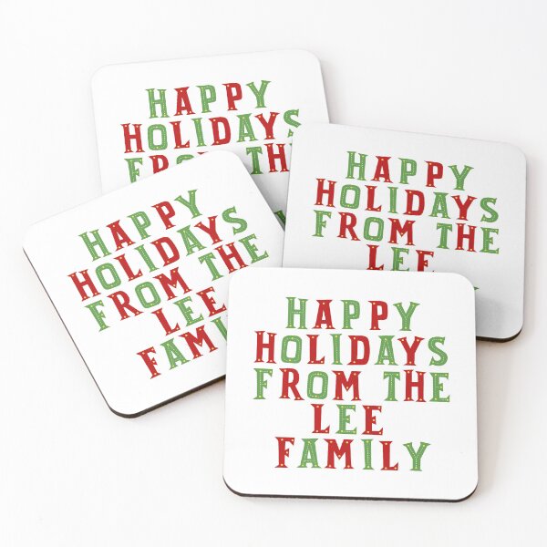 Item preview, Happy holidays from the Lee family designed and sold by Urosek.