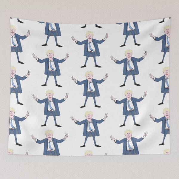 Item preview, Boris Johnson, English Minister, Cartoon Illustration designed and sold by U-WESTDESIGN.
