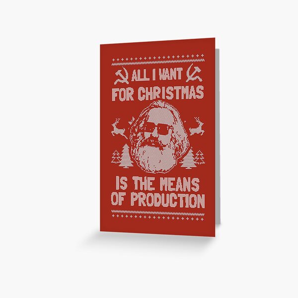 Aperçu de l'œuvre Tout ce que je veux pour Noël, ce sont les moyens de production créée et vendue par Yipptee Shirts.