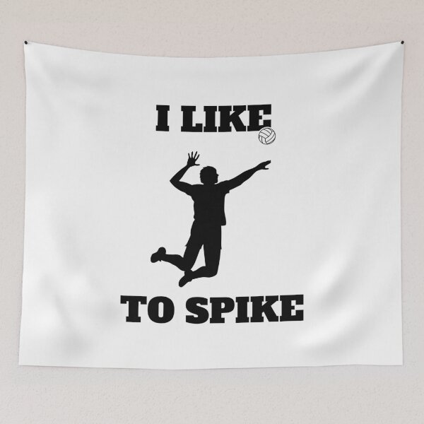 Item preview, Mens Volleyball I like To Spike by Volleyball Player Gifts designed and sold by oberdoofus.