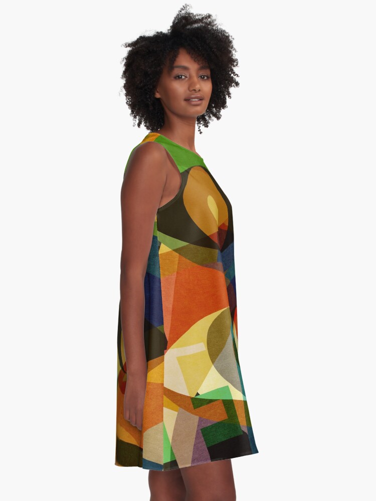 Alternate view of Space Shapes FOUR A-Line Dress