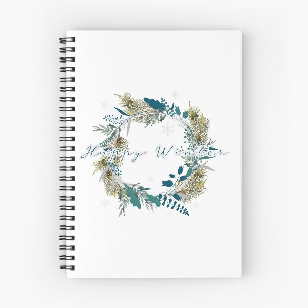 Item preview, Winter Wreath - Happy Winter designed and sold by MaplewoodMerch.