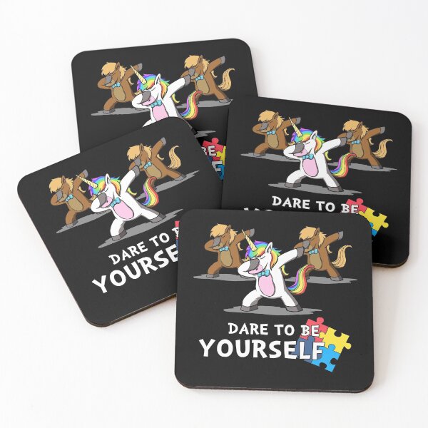 Item preview, Meaningful Autism Awareness Gift - Dare To Be Yourself - Dabbing Unicorn designed and sold by kntranhoang.