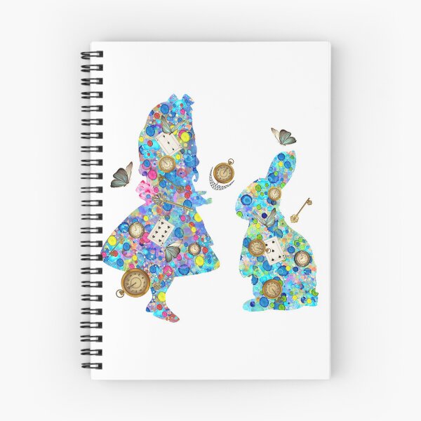 Item preview, Colorful Watercolor Alice & The Rabbit - Wonderland Time designed and sold by Gypsy  Queen.