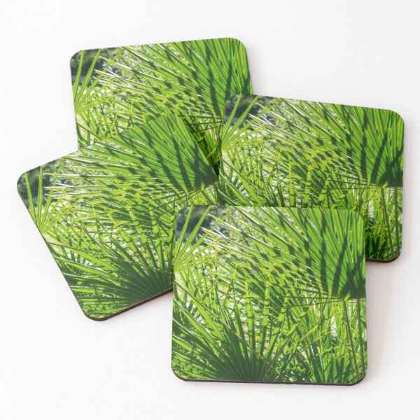 Item preview, Palmy Intricacy - Gloriously Green Palm Leaf Biophilic Patterns designed and sold by Georgia Mizuleva.