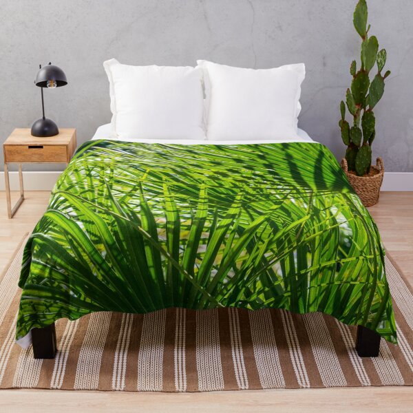 Item preview, Palmy Intricacy - Gloriously Green Palm Leaf Biophilic Patterns designed and sold by Georgia Mizuleva.