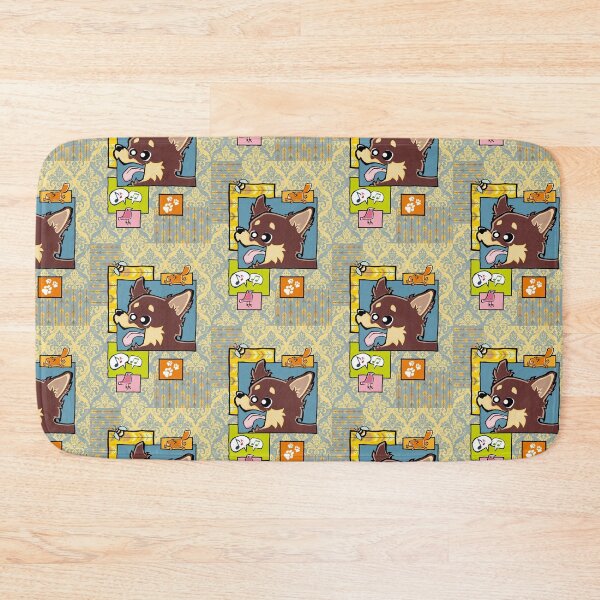 Item preview, Chihuahua - Long Hair - Chocolate (Collage) designed and sold by TheChicken.