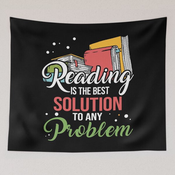 Item preview, Funny Reading Lover Gift - Best Solution To Any Problem - Bookworm designed and sold by kntranhoang.
