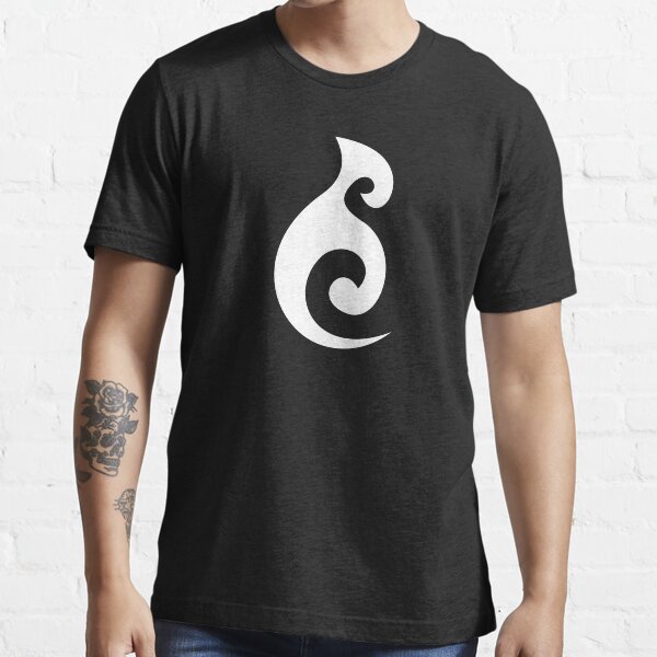 Moana Ocean Maori Symbol White Essential T-Shirt
