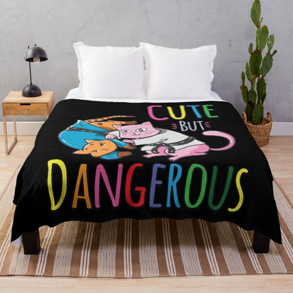 Item preview, Funny Cat And Judo Lover Gift - Cute But Dangerous - Martial Arts designed and sold by kntranhoang.
