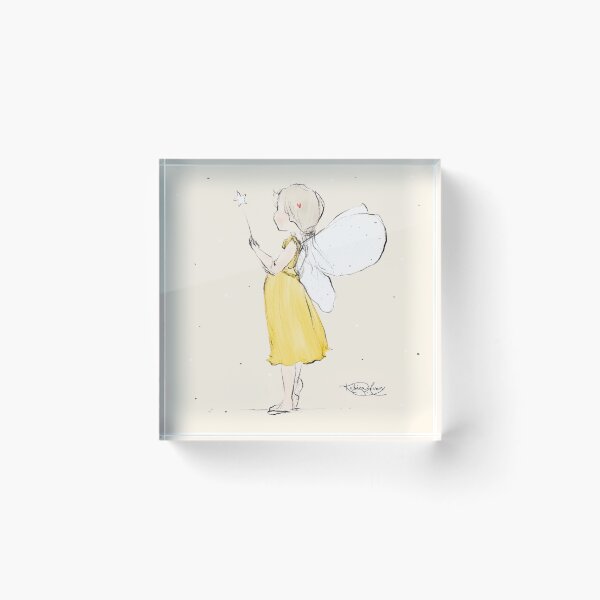 Item preview, Yellow Angel Fairy Illustration designed and sold by Katrina Avery Studio.