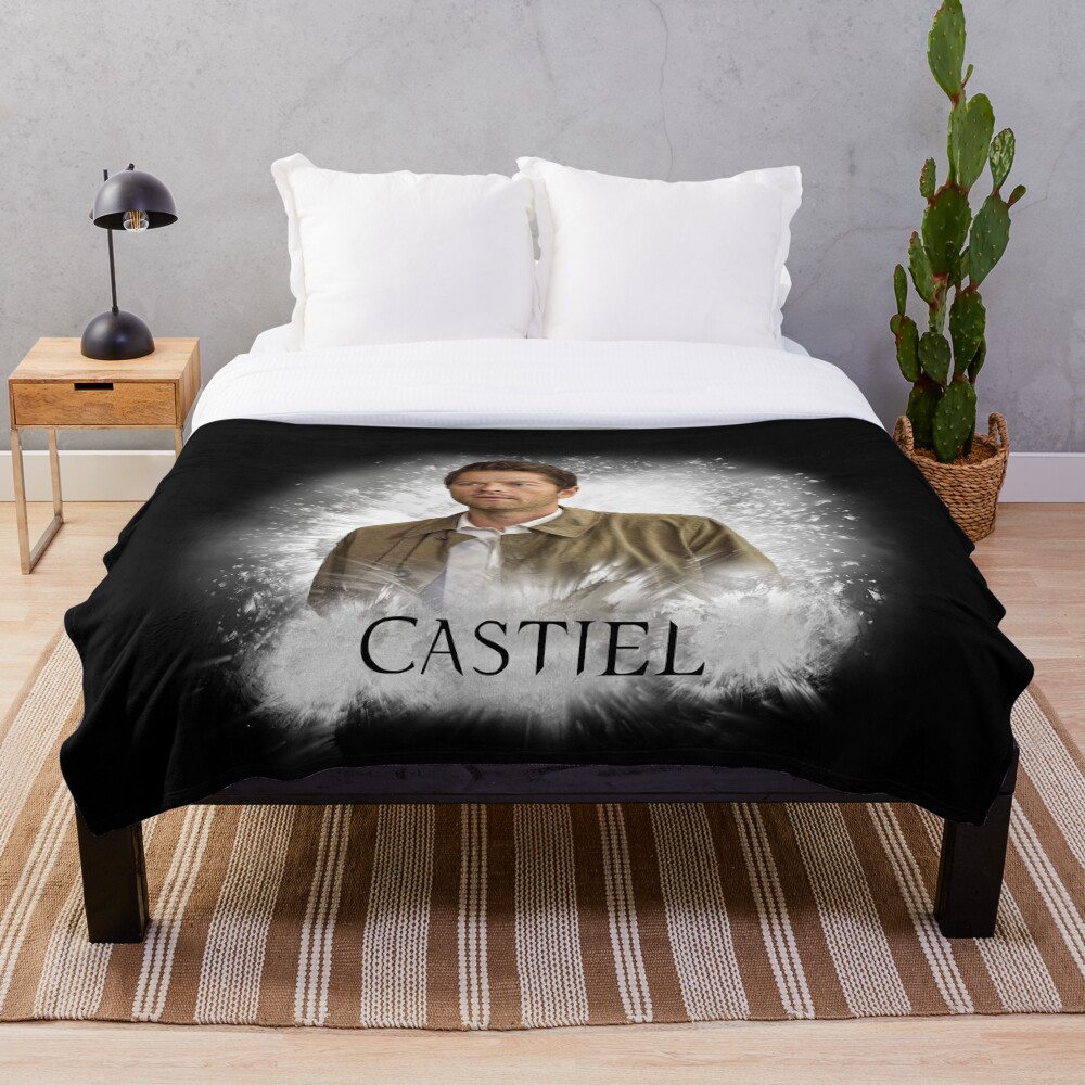 Castiel supernatural Throw Blanket