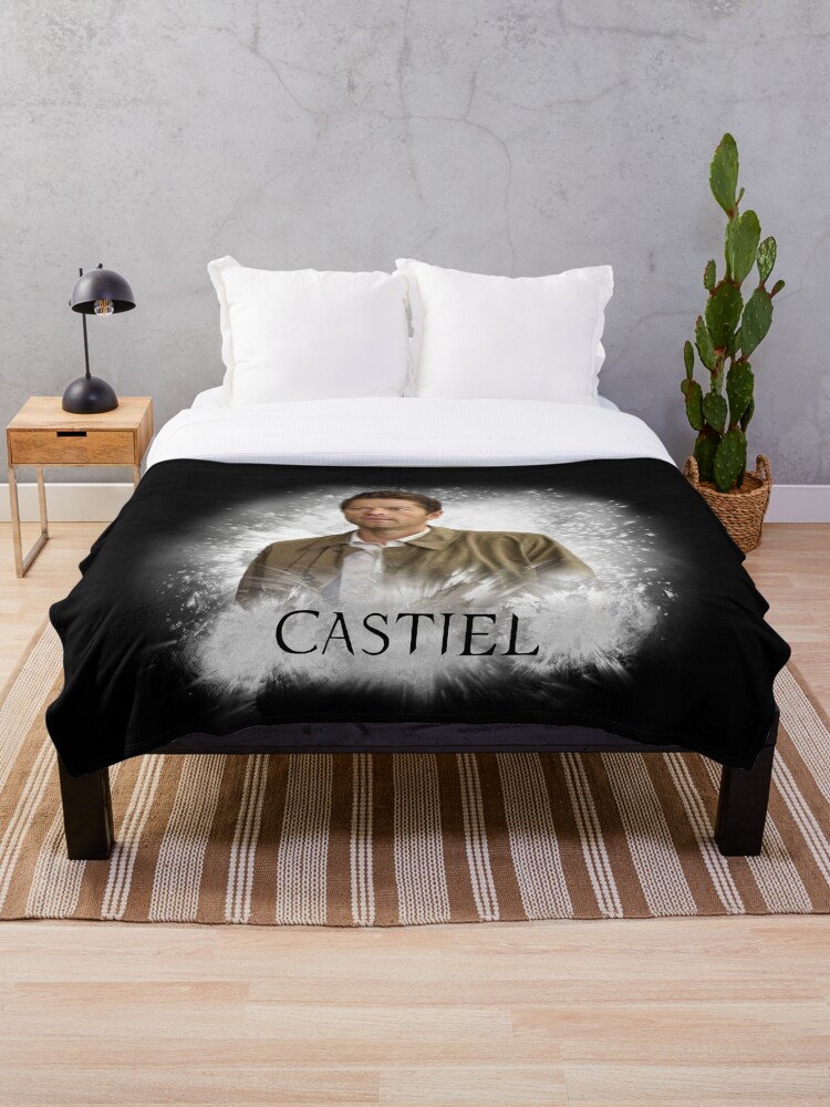 supernatural castiel blanket