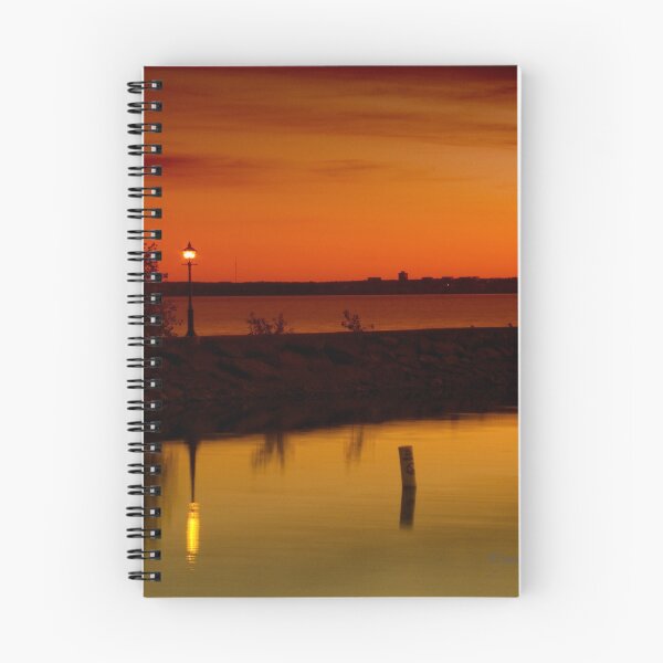 Item preview, The Tree and the Lamp Post at Sunset - Aylmer Marina designed and sold by Yannik Hay.