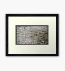 Woodgrain Framed Print
