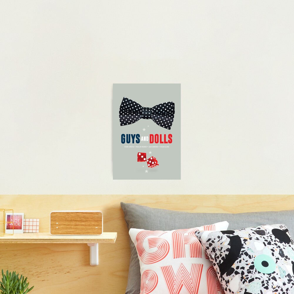 Guys and Dolls - Alternative Movie Poster Photographic Print