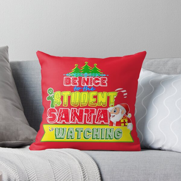 Item preview, Be Nice to the Student Santa is Watching Gift Idea designed and sold by werdanepo.