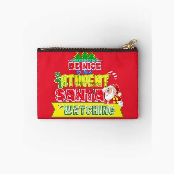 Item preview, Be Nice to the Student Santa is Watching Gift Idea designed and sold by werdanepo.