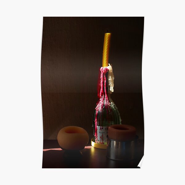 Lighted Candle Poster