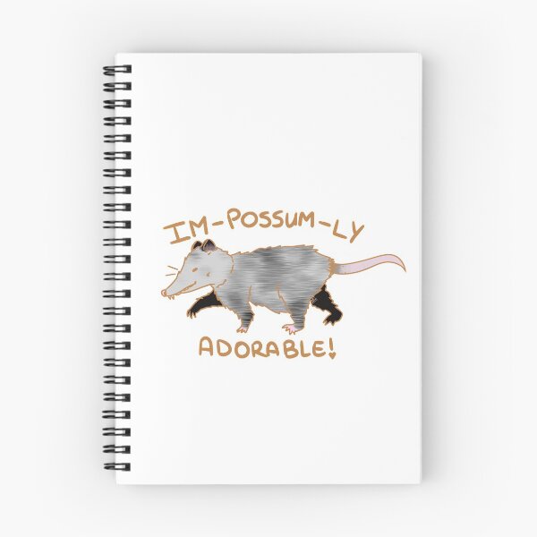 Item preview, Im- possum- ly adorable possum pun designed and sold by Ninneko.